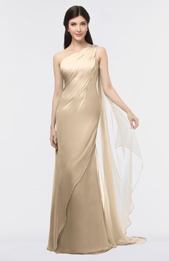 long bridesmaid dresses in champagne