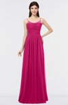 ColsBM Abril Beetroot Purple Classic Spaghetti Sleeveless Zip up Floor Length Appliques Bridesmaid Dresses