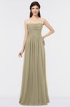 ColsBM Abril Candied Ginger Classic Spaghetti Sleeveless Zip up Floor Length Appliques Bridesmaid Dresses