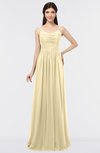 ColsBM Abril Cornhusk Classic Spaghetti Sleeveless Zip up Floor Length Appliques Bridesmaid Dresses