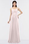 ColsBM Abril Light Pink Classic Spaghetti Sleeveless Zip up Floor Length Appliques Bridesmaid Dresses