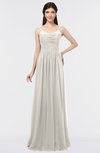 ColsBM Abril Off White Classic Spaghetti Sleeveless Zip up Floor Length Appliques Bridesmaid Dresses