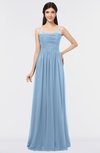 ColsBM Abril Sky Blue Classic Spaghetti Sleeveless Zip up Floor Length Appliques Bridesmaid Dresses