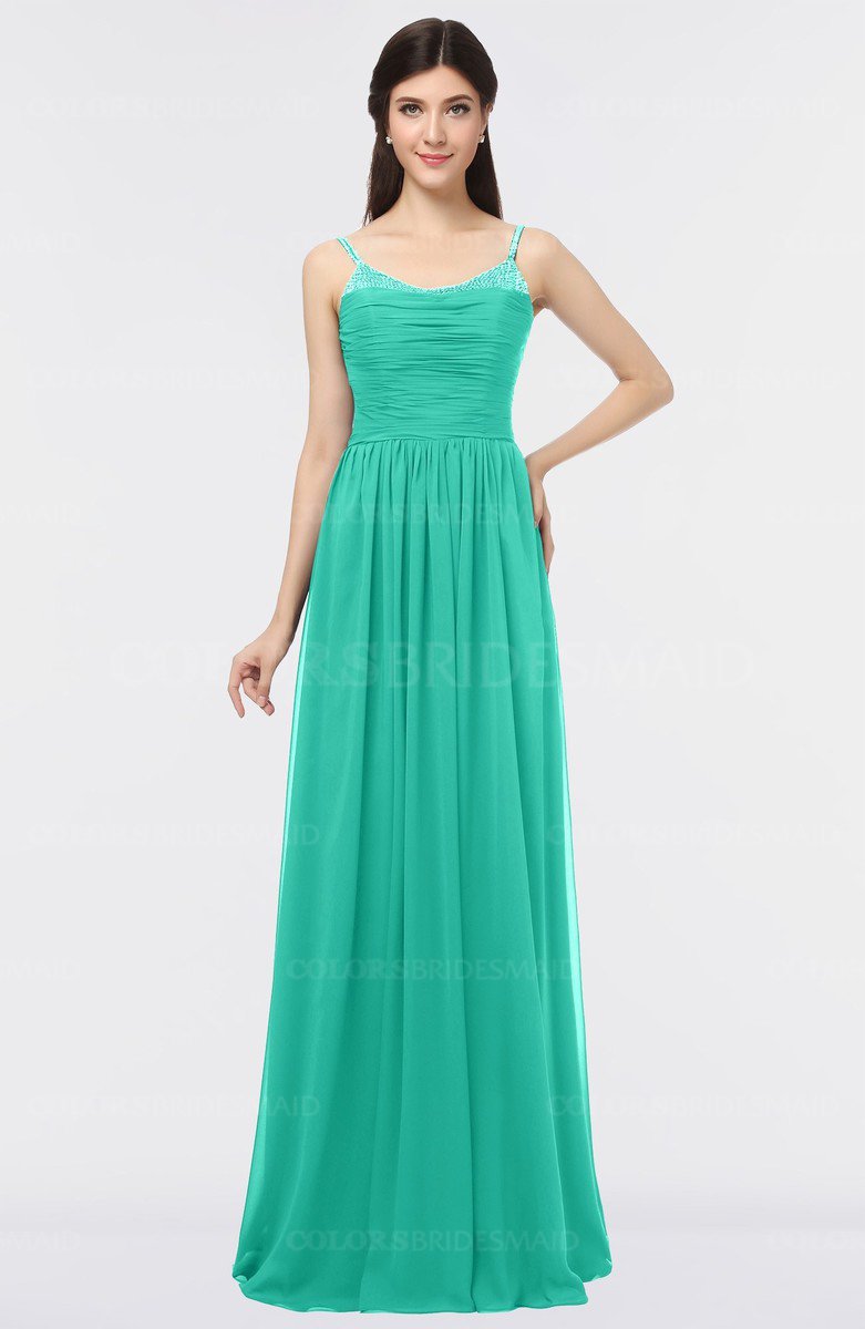 ColsBM Abril Viridian Green Bridesmaid Dresses ColorsBridesmaid