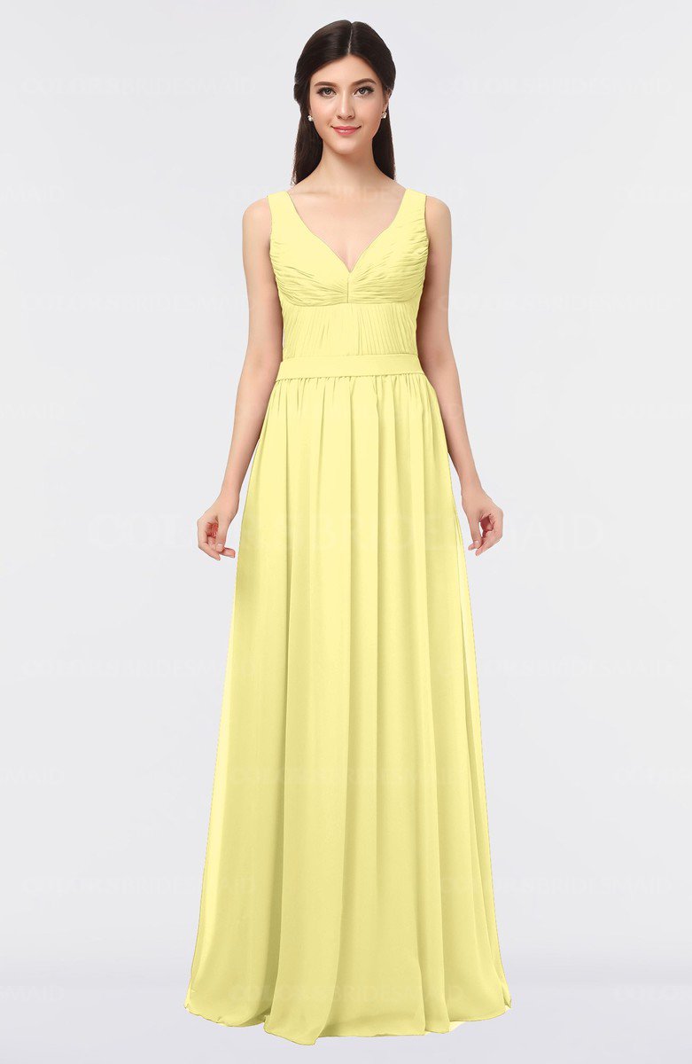 ColsBM Jimena Pastel Yellow Bridesmaid Dresses - ColorsBridesmaid