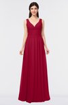 ColsBM Jimena Scooter Simple A-line V-neck Sleeveless Ruching Bridesmaid Dresses