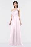 ColsBM Tiffany Blush Elegant A-line Asymmetric Neckline Floor Length Flower Bridesmaid Dresses