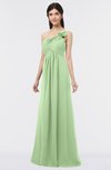 ColsBM Tiffany Gleam Elegant A-line Asymmetric Neckline Floor Length Flower Bridesmaid Dresses