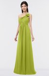 ColsBM Tiffany Green Oasis Elegant A-line Asymmetric Neckline Floor Length Flower Bridesmaid Dresses