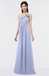 ColsBM Tiffany Lavender Elegant A-line Asymmetric Neckline Floor Length Flower Bridesmaid Dresses