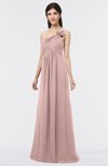 ColsBM Tiffany Nectar Pink Elegant A-line Asymmetric Neckline Floor Length Flower Bridesmaid Dresses