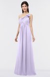 ColsBM Tiffany Pastel Lilac Elegant A-line Asymmetric Neckline Floor Length Flower Bridesmaid Dresses