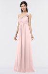 ColsBM Tiffany Pastel Pink Elegant A-line Asymmetric Neckline Floor Length Flower Bridesmaid Dresses