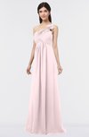 ColsBM Tiffany Petal Pink Elegant A-line Asymmetric Neckline Floor Length Flower Bridesmaid Dresses