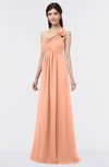 ColsBM Tiffany Salmon Elegant A-line Asymmetric Neckline Floor Length Flower Bridesmaid Dresses