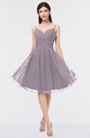 ColsBM Alisha Cameo Sexy A-line Sleeveless Zip up Knee Length Ruching Bridesmaid Dresses