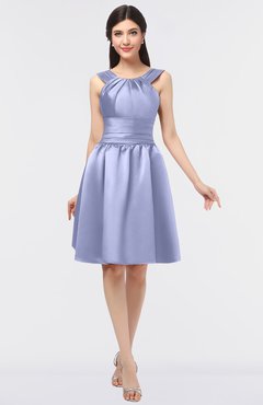 ColsBM Leila Lavender Mature A-line Scoop Sleeveless Ruching Bridesmaid Dresses