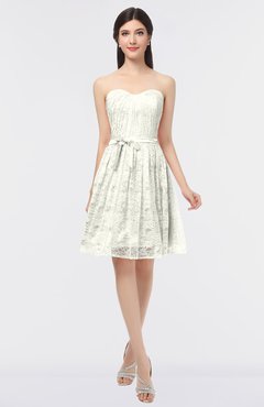 ColsBM Alaya Cream Sexy A-line Strapless Sleeveless Zip up Bow Sweet 16 Dresses