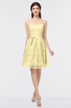 ColsBM Alaya Daffodil Sexy A-line Strapless Sleeveless Zip up Bow Sweet 16 Dresses