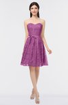 ColsBM Alaya Purple Orchid Sexy A-line Strapless Sleeveless Zip up Bow Sweet 16 Dresses