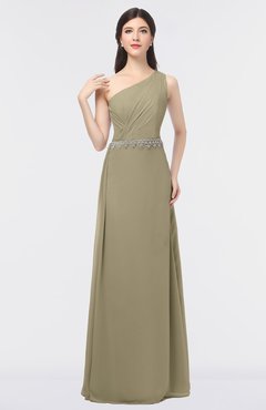 ColsBM Brooklyn Candied Ginger Elegant A-line Asymmetric Neckline Sleeveless Floor Length Bridesmaid Dresses