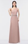 ColsBM Brooklyn Dusty Rose Elegant A-line Asymmetric Neckline Sleeveless Floor Length Bridesmaid Dresses
