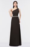ColsBM Brooklyn Fudge Brown Elegant A-line Asymmetric Neckline Sleeveless Floor Length Bridesmaid Dresses