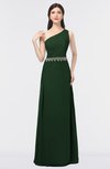 ColsBM Brooklyn Hunter Green Elegant A-line Asymmetric Neckline Sleeveless Floor Length Bridesmaid Dresses