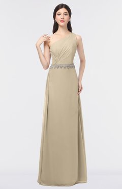 ColsBM Brooklyn Novelle Peach Elegant A-line Asymmetric Neckline Sleeveless Floor Length Bridesmaid Dresses