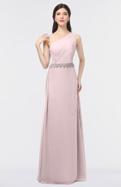 ColsBM Brooklyn Petal Pink Elegant A-line Asymmetric Neckline Sleeveless Floor Length Bridesmaid Dresses