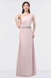 ColsBM Brooklyn Petal Pink Elegant A-line Asymmetric Neckline Sleeveless Floor Length Bridesmaid Dresses
