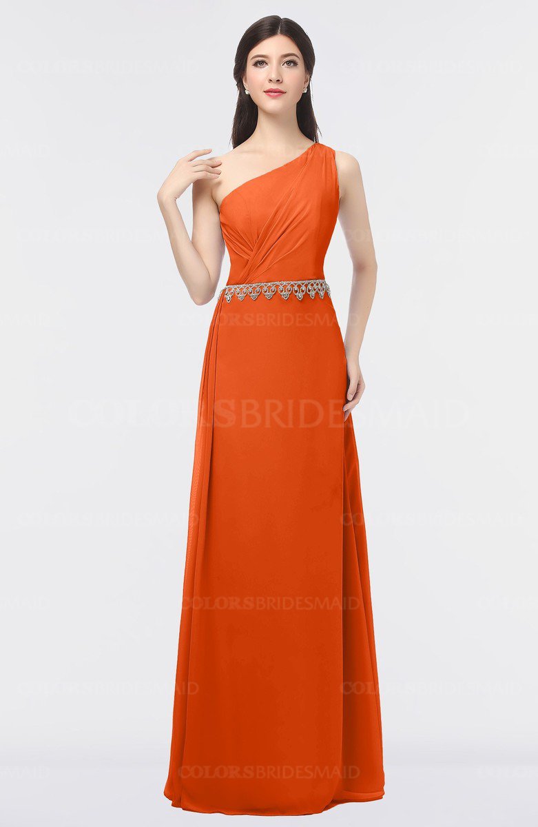 ColsBM Brooklyn Tangerine Bridesmaid Dresses ColorsBridesmaid