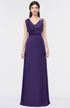 ColsBM Jocelyn Acai Elegant A-line V-neck Zip up Floor Length Appliques Bridesmaid Dresses