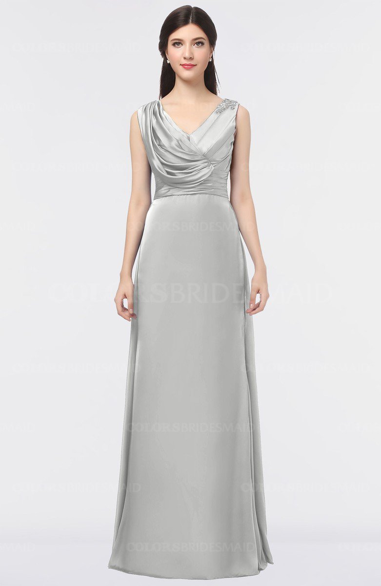 dove grey gown