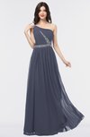ColsBM Anabella Nightshadow Blue Modern A-line Asymmetric Neckline Zip up Floor Length Bridesmaid Dresses