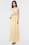 ColsBM Gemma Apricot Gelato Mature A-line Sleeveless Asymmetric Appliques Bridesmaid Dresses