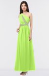 ColsBM Gemma Bright Green Mature A-line Sleeveless Asymmetric Appliques Bridesmaid Dresses