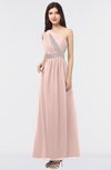 ColsBM Gemma Dusty Rose Mature A-line Sleeveless Asymmetric Appliques Bridesmaid Dresses