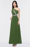 ColsBM Gemma Garden Green Mature A-line Sleeveless Asymmetric Appliques Bridesmaid Dresses