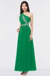 ColsBM Gemma Green Mature A-line Sleeveless Asymmetric Appliques Bridesmaid Dresses