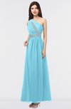 ColsBM Gemma Light Blue Mature A-line Sleeveless Asymmetric Appliques Bridesmaid Dresses