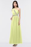 ColsBM Gemma Lime Green Mature A-line Sleeveless Asymmetric Appliques Bridesmaid Dresses