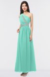 ColsBM Gemma Mint Green Mature A-line Sleeveless Asymmetric Appliques Bridesmaid Dresses