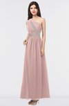 ColsBM Gemma Nectar Pink Mature A-line Sleeveless Asymmetric Appliques Bridesmaid Dresses
