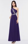 ColsBM Gemma Royal Purple Mature A-line Sleeveless Asymmetric Appliques Bridesmaid Dresses