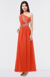 ColsBM Gemma Tangerine Tango Mature A-line Sleeveless Asymmetric Appliques Bridesmaid Dresses