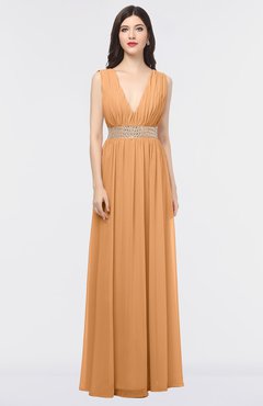 ColsBM Imani Pheasant Elegant A-line Sleeveless Zip up Appliques Bridesmaid Dresses