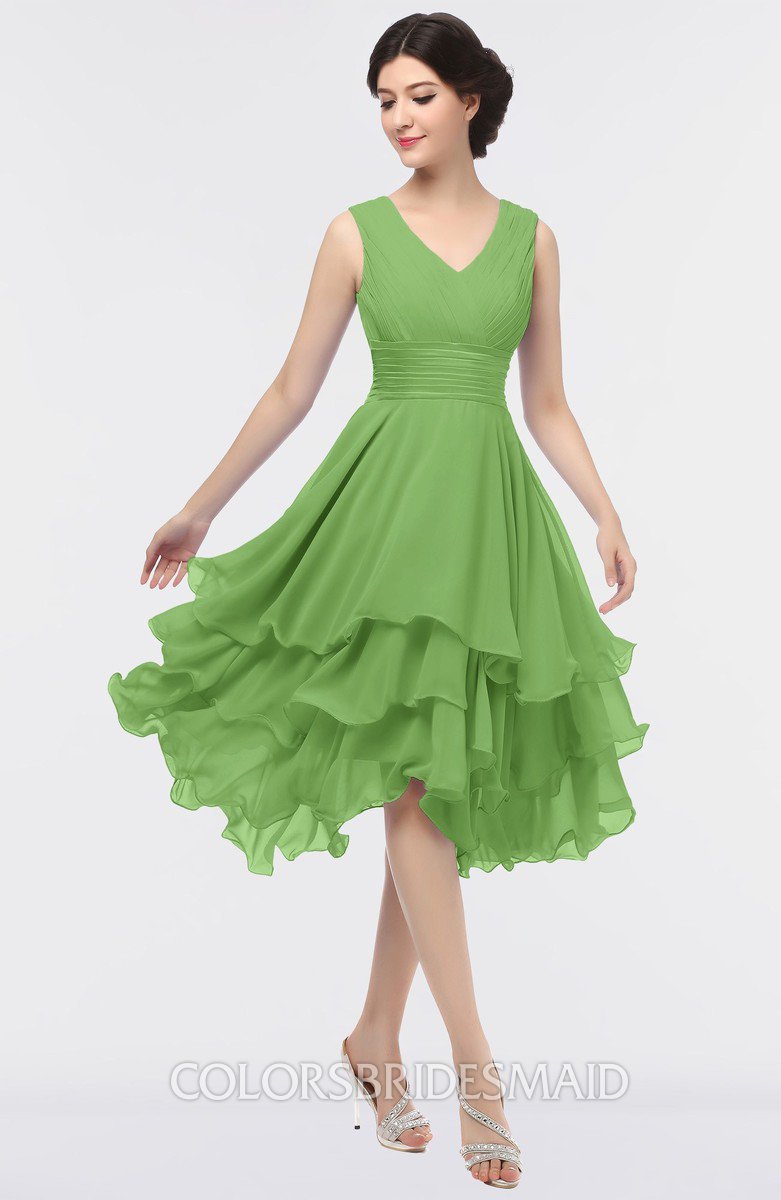 clover green bridesmaid dresses