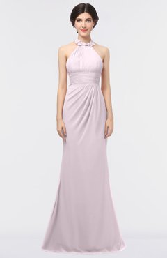 ColsBM Miranda Blush Antique Halter Sleeveless Zip up Floor Length Bridesmaid Dresses