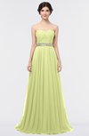 ColsBM Zahra Lime Sherbet Elegant A-line Strapless Sleeveless Half Backless Bridesmaid Dresses